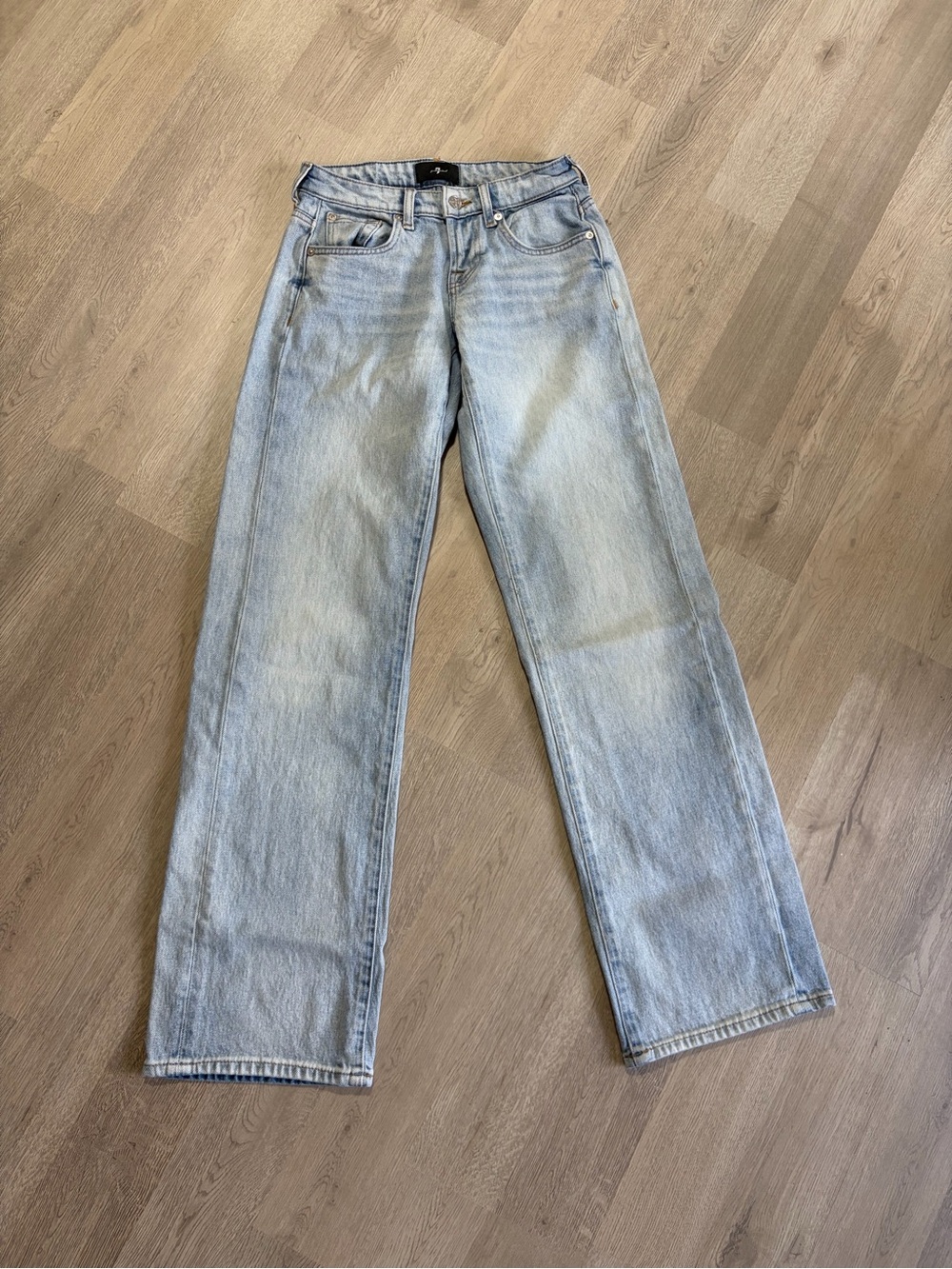 Low Rise Baggy Straight Jeans